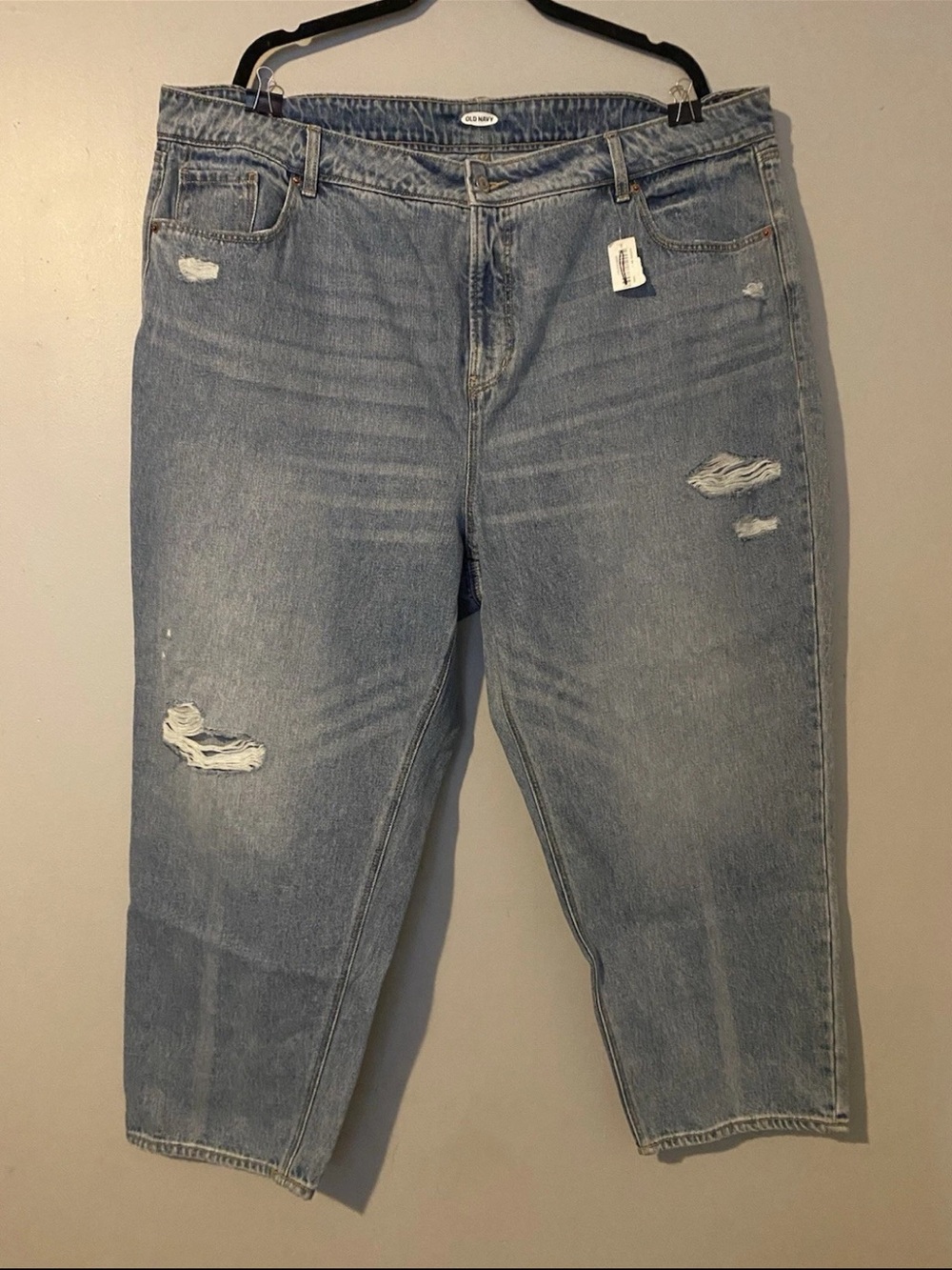 Old Navy Light Blue Distressed Jeans